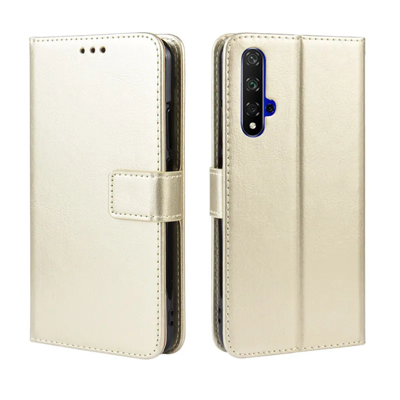 Gold Huawei Nova 5 T чехол huawei Nova5T Чехол кошелек чехол для телефона из искусственной кожи для huawei Nova 5 T 5 T Nova5T чехол откидная крышка - Цвет: Gold