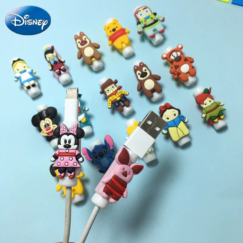 

10 шт. Disney USB кабель протектор линии передачи данных шнур протектор защитный чехол устройство для сматывания шнура питания и крышки для iPhone ...