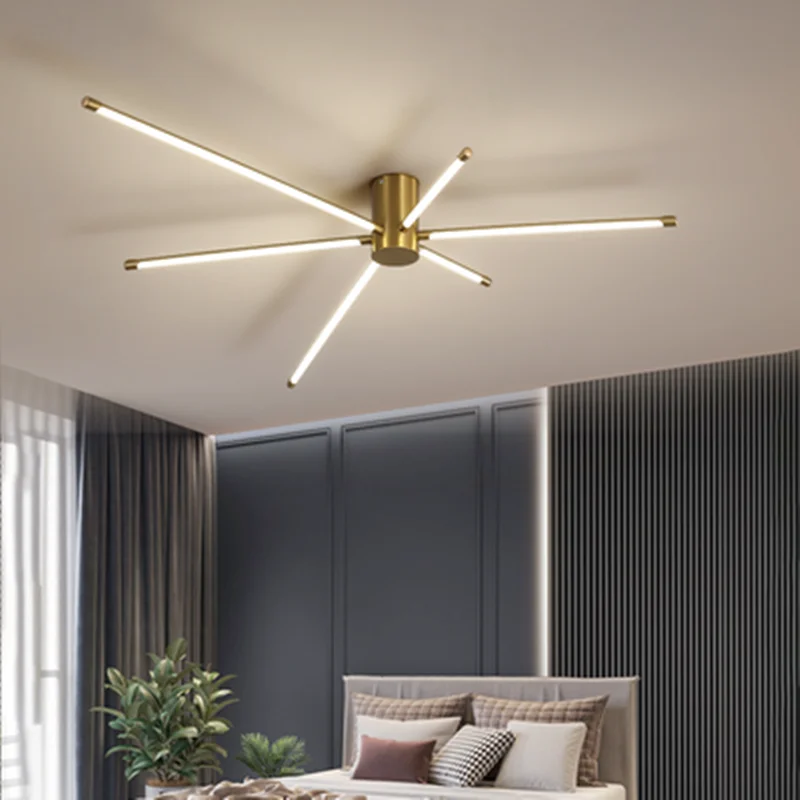 Минималистичная светодиодная Люстра для ресторана креативная лента