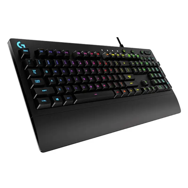 Игровая механическая клавиатура logitech G213 с 108 клавишами, проводная usb-клавиатура с RGB подсветкой для Windows 7/8/10