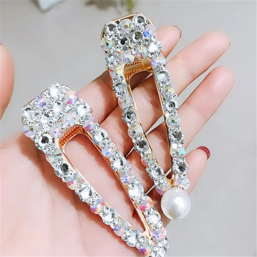 Женская заколка для волос с кристаллами 1 шт.|Шпильки и заколки волос| |