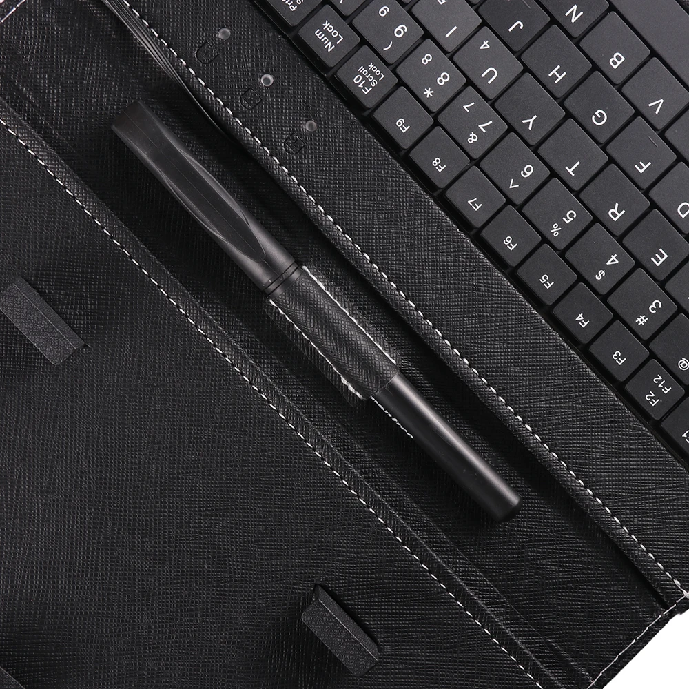 Чехол-подставка для клавиатуры из искусственной кожи Micro USB Android мобильный
