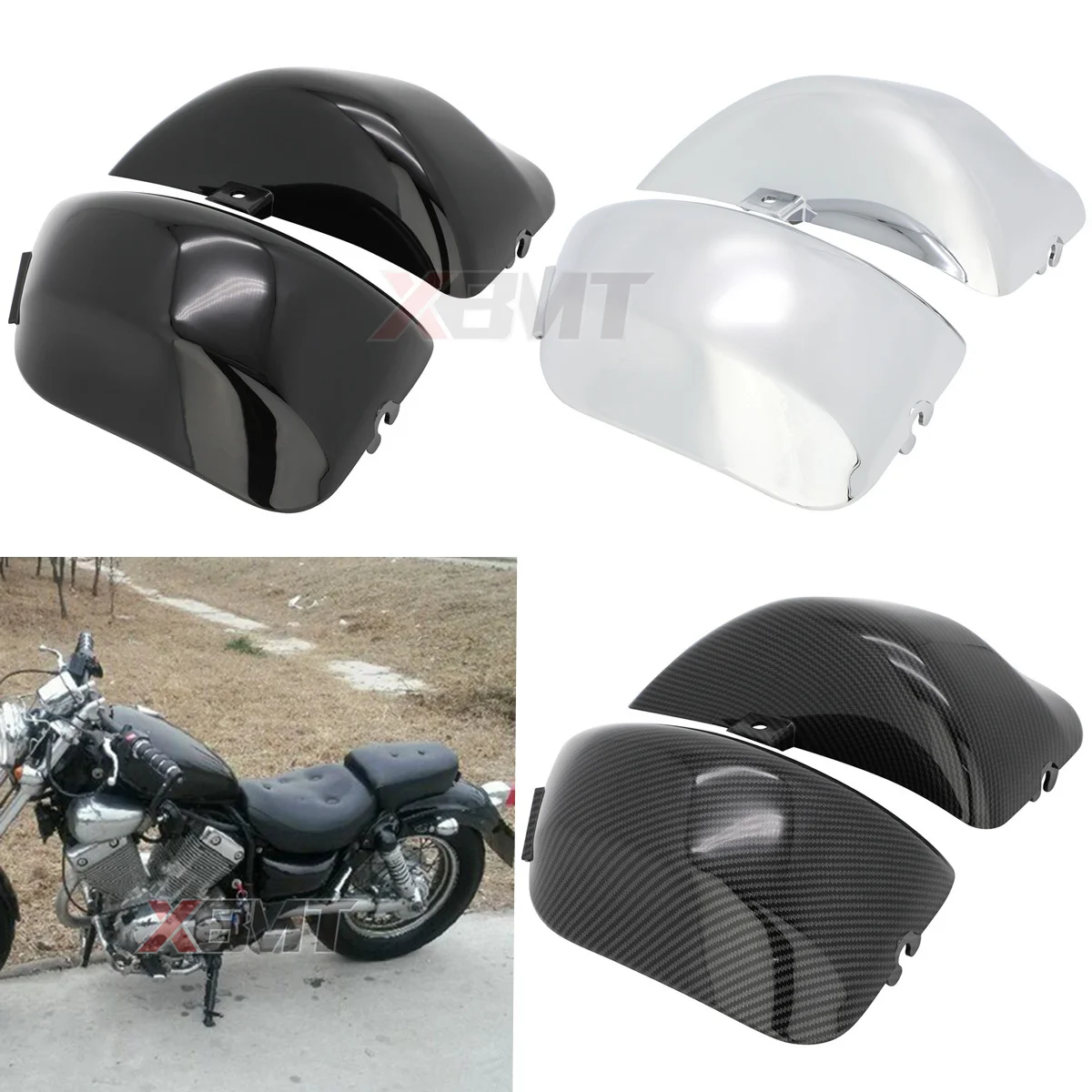 Боковой обтекатель для мотоцикла крышка аккумулятора Yamaha Virago XV 535 400 1987 XV535 XV400