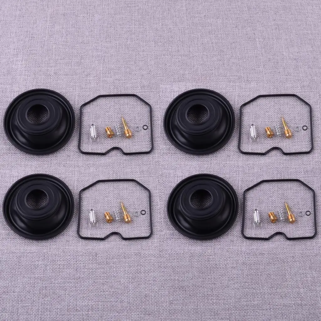 

Набор для Ремонта Карбюратора мотоцикла, комплект из 4 диафрагмы для Kawasaki GPZ1100 ZRX1100 ZRX1200 ZRX1200R