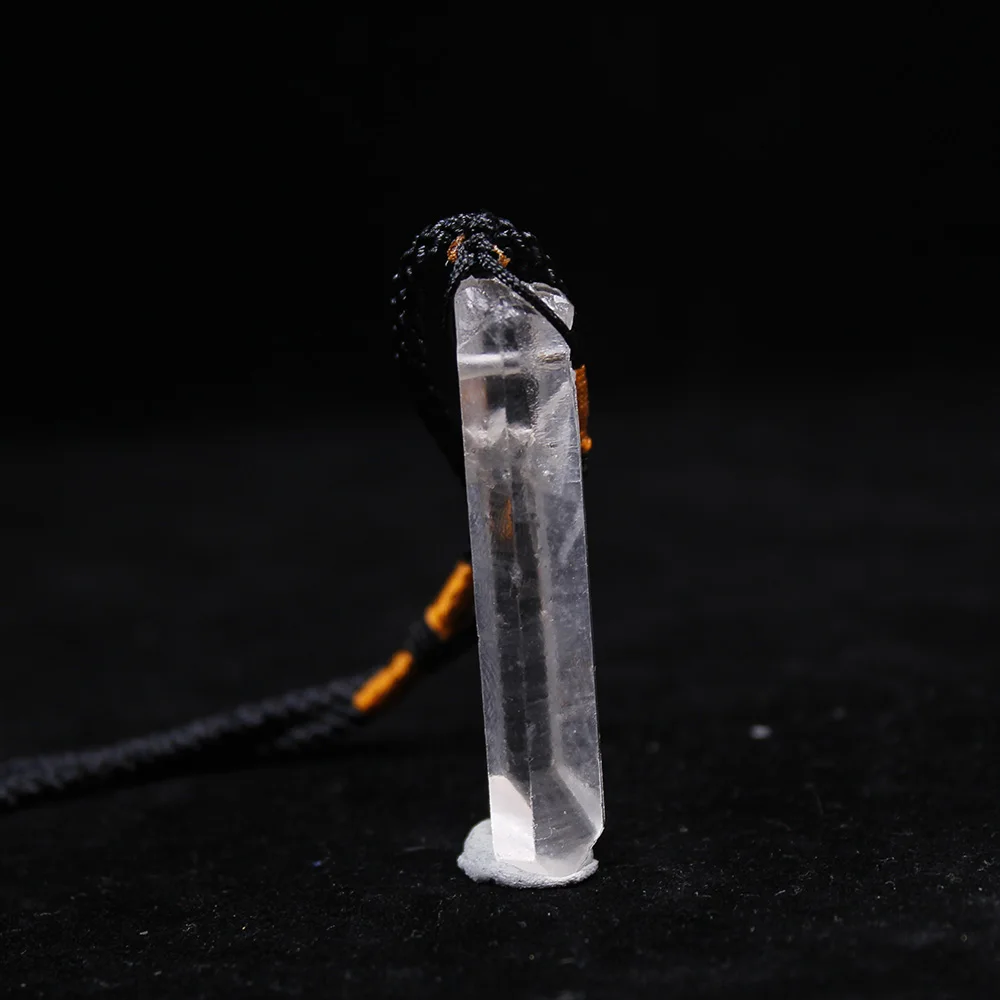 AP 1 шт. натуральный прозрачный кварц кулон кристалл кластер лечебные точки