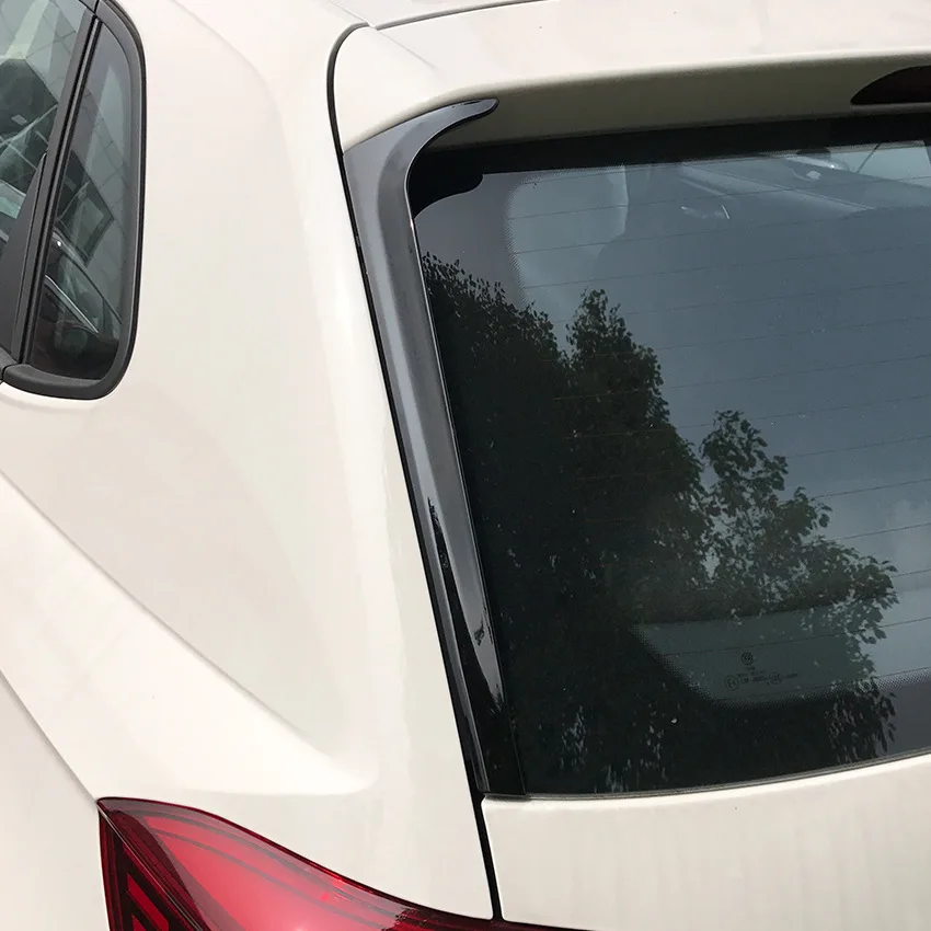 Для Volkswagen Polo MK5 2019 задний боковой Спойлер ABS накладка наклейки аксессуары для