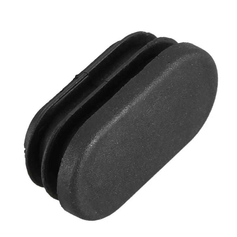 Овальная трубка для ножек стола стула вставка Концевая крышка 40 мм x 20 шт. Черная |