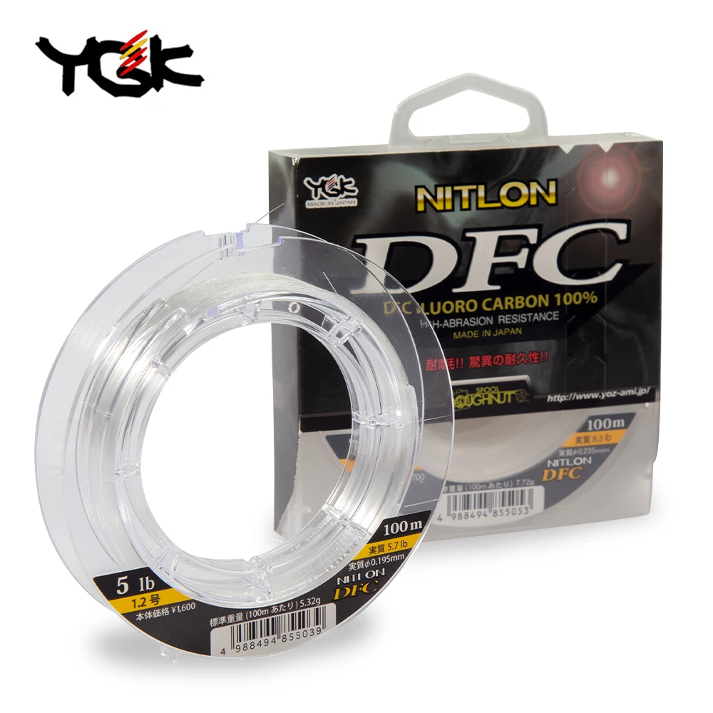 

YGK Original DFC Carbon Line Professiona Saltwater Fishing Line Ship Fishing YGK Monofilament Fluorocarbon Line Fior Carp Bass