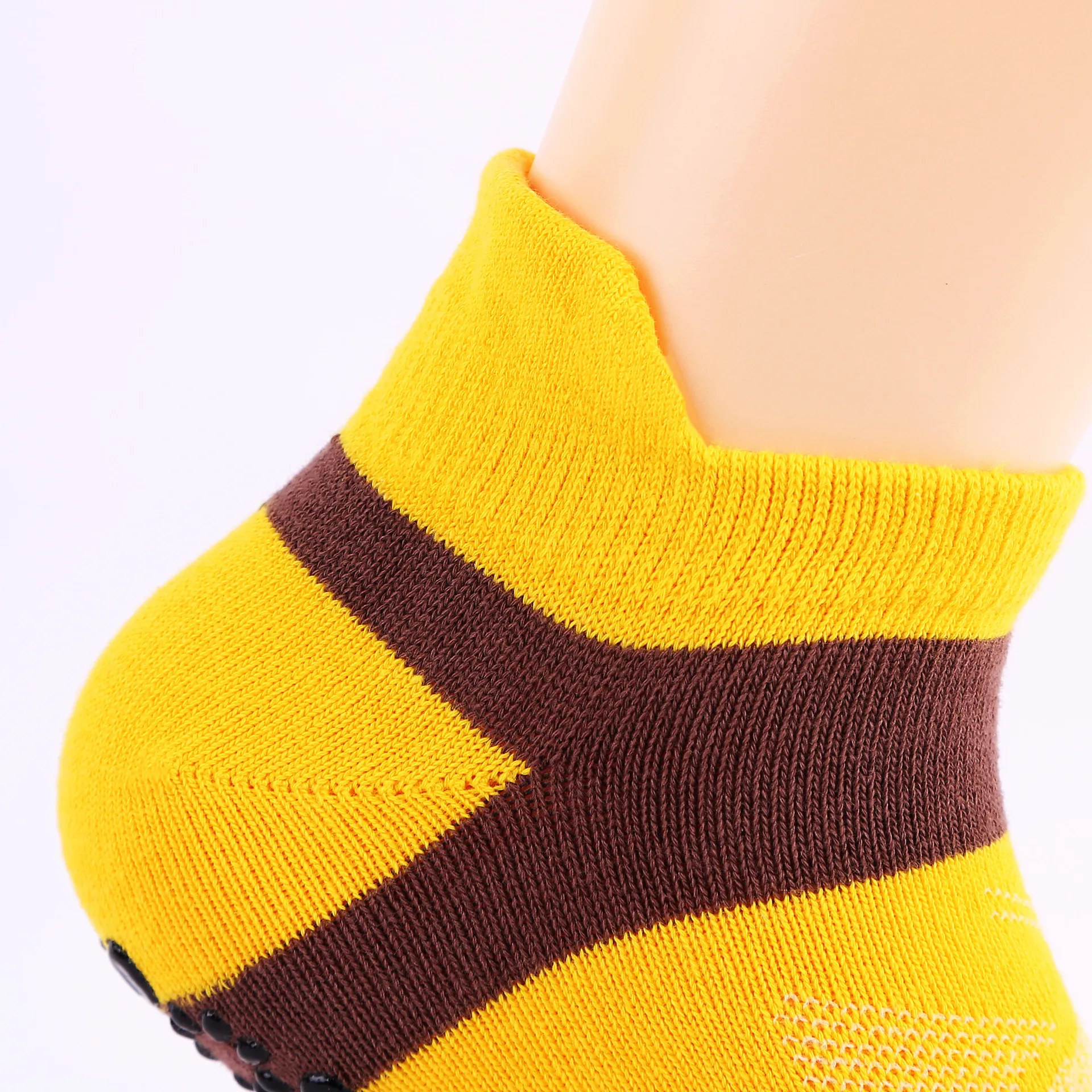 Для женщин Спорт Фитнес Йога носки ручка с защитой от скольжения на подошвах и