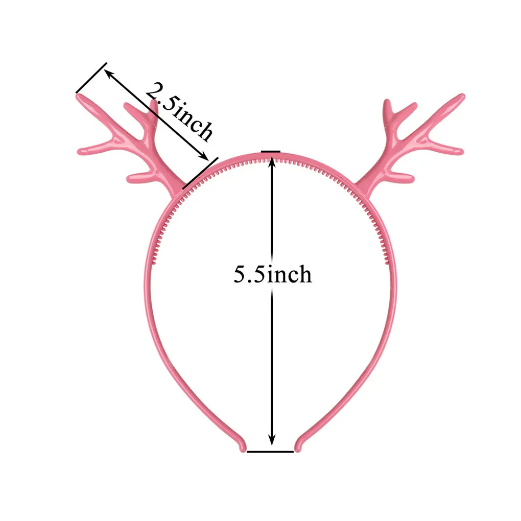 12 шт./компл. Детская повязка на голову с оленями для девочек вечерние обручи