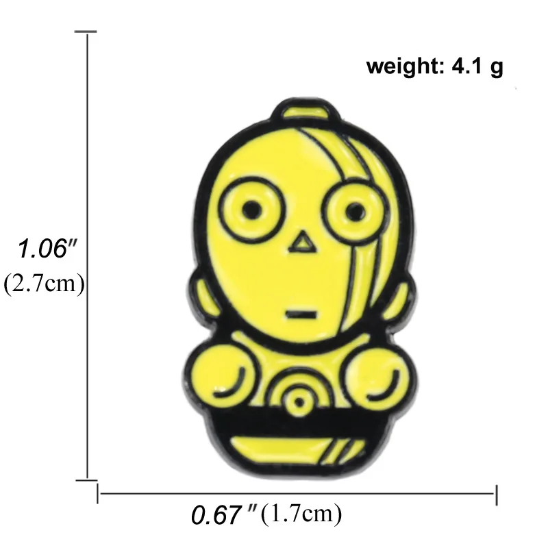 Мультфильм маленький монстр инопланетянин брошь капать масло студент пальто