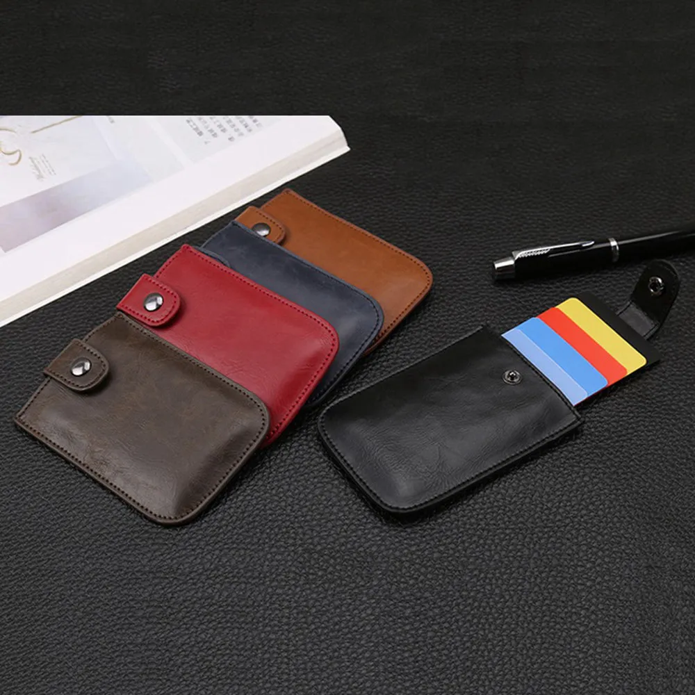 1 шт. искусственная кожа новый стиль для мужчин и женщин держатель карт тонкий