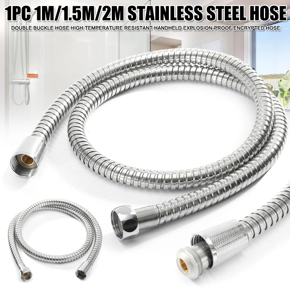 

Ручной шланг для душа из нержавеющей стали, легкий гибкий шланг для ванной LKS99