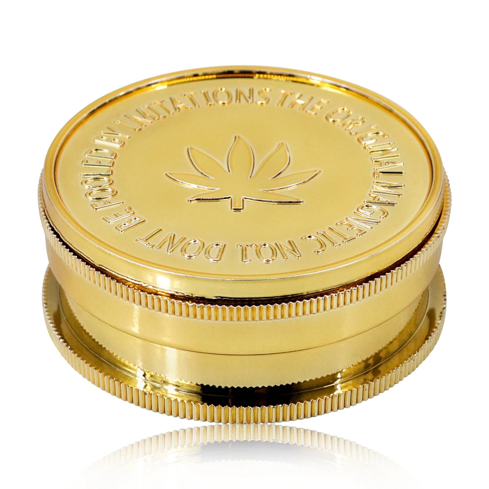 

60mm 3-Layer Plastic Grinder Herb Grinders Tobacco Spice Crusher Color Gold Sliver Smoking Accessories