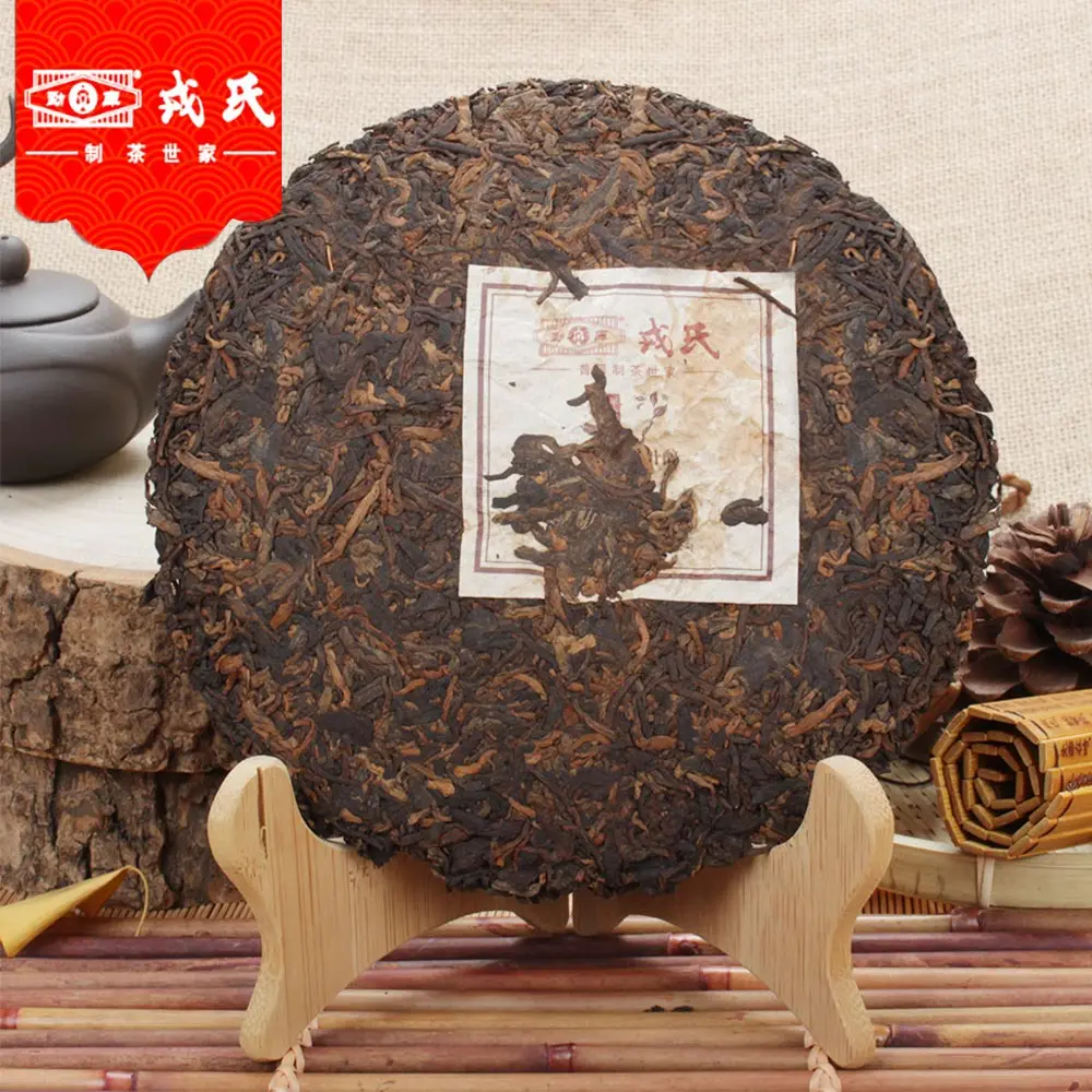 Mengku Rongshi 2014 Mu Ye Chun 3 года Состаренный Pu-erh торт 400 г | Дом и сад