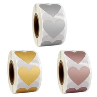 heart shape labels sticker 3 colors scratch off stickers diy handmade for game scratch sticker labels stationer 300pcsroll