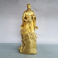 12china lucky seikos brass military strategist bingsheng sun wu statue masterpiece the art of war sitting ornaments town house