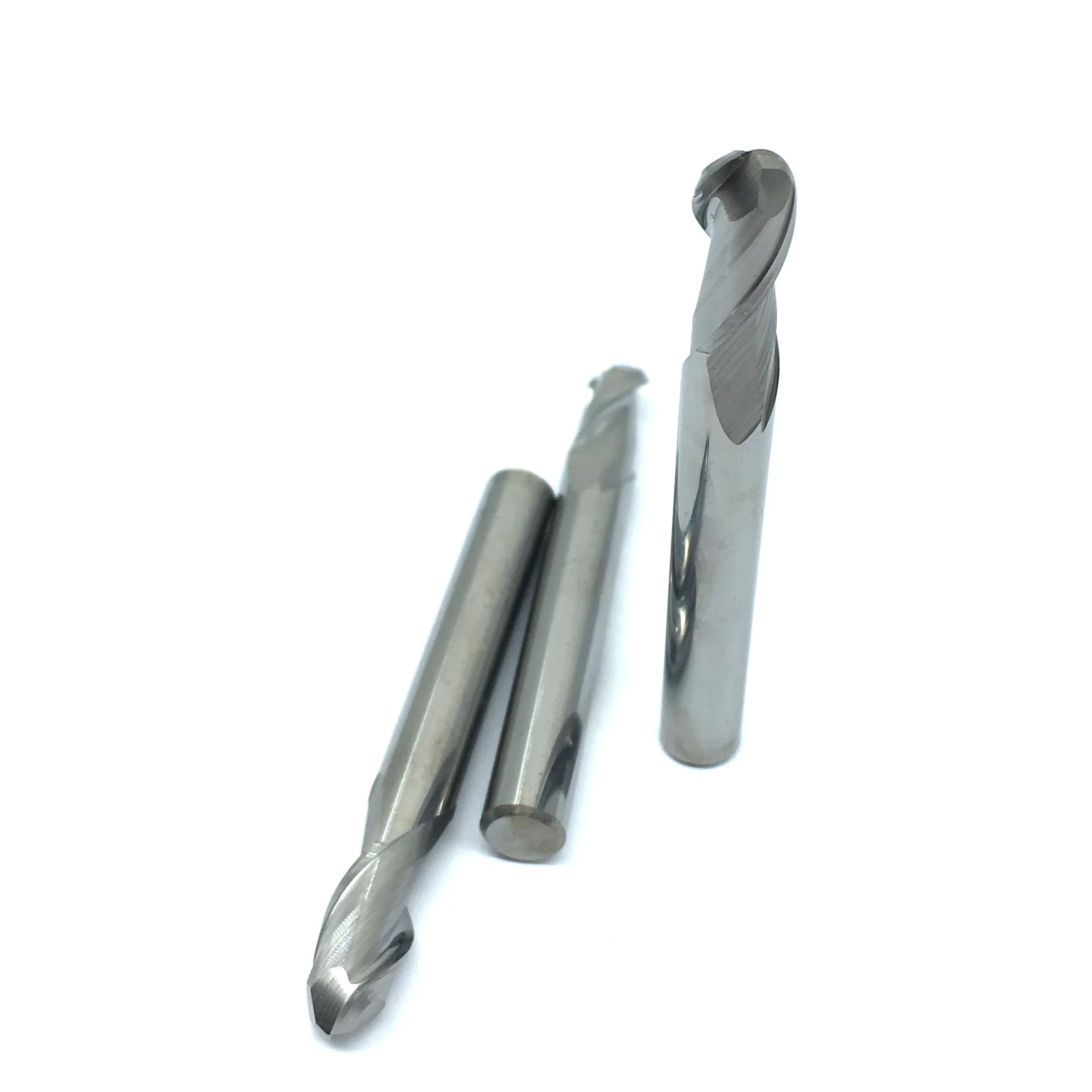 Концевые фрезы cnc 2 каннелюра с Алюминий сферическим концом для контурной