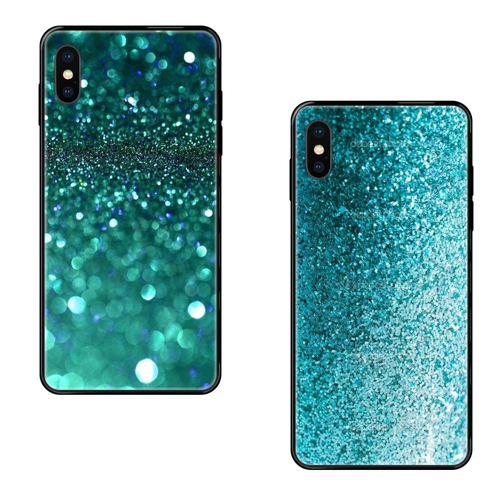 Серебристо-зеленый мятный блеск для Samsung Galaxy Note 4 8 9 10 20 Plus Pro Ultra J6 J7 J8 M30s M80s 2017 2018