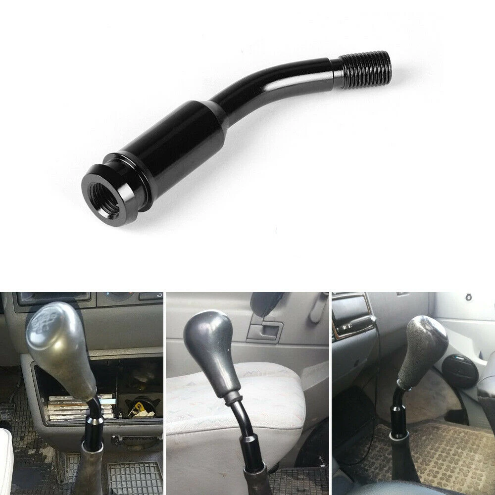 

BLACK Gear Shift Shifter Lever 5' BEND BENT Extension For T4 T25 85 - 03