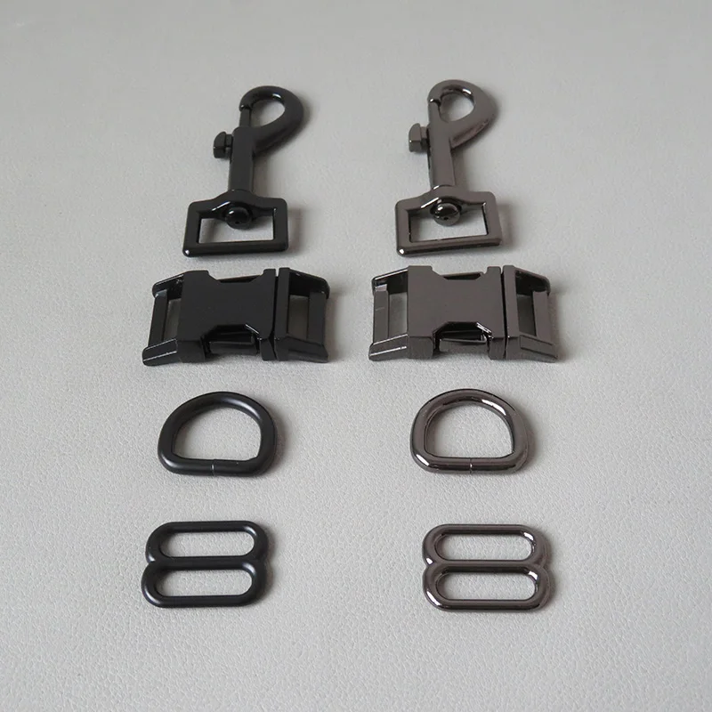 100 комплектов 15 мм 20 25 металлическая пряжка D-образное кольцо поворотная