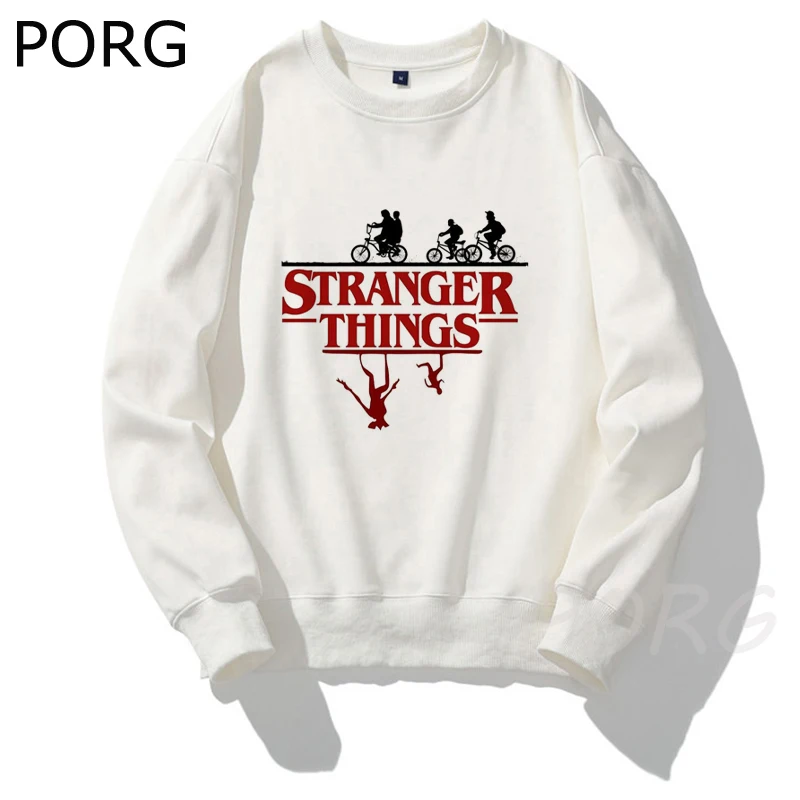 

Hot Sale Brand Stranger Things Print Hoody Women Harajuku Soft Sweatshirts Fashion Warm Fleece Casual Streetwear