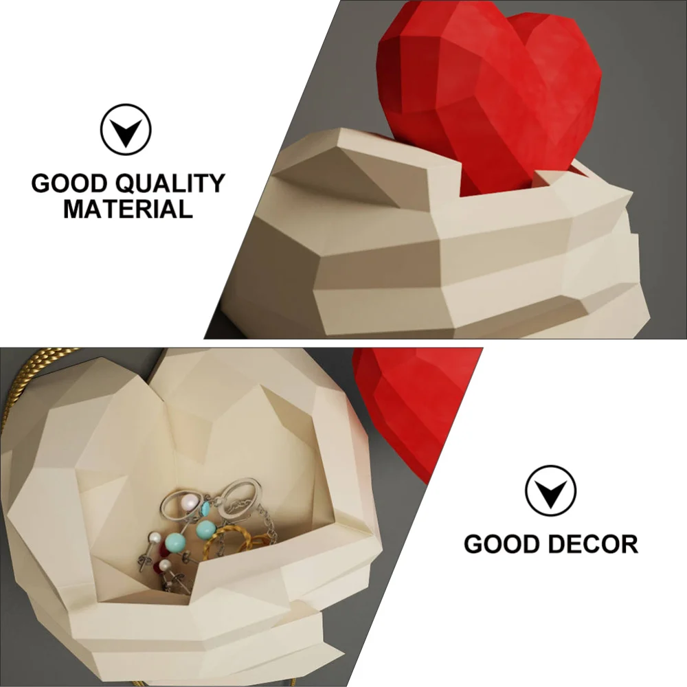 

1 Set Holding Heart Wall Ornament DIY Mold Decor Valentine's Day Wall Hanging
