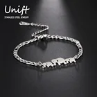 Браслет-цепочка женский Unift, нержавеющая сталь, Модный кулон, ювелирные изделия