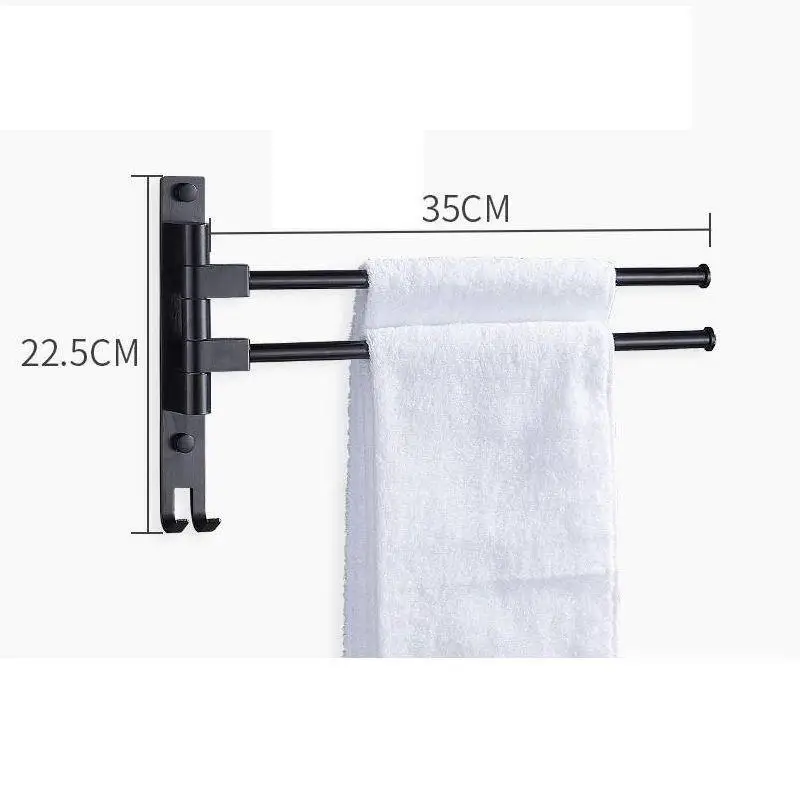 Version D Estante Prateleira Parede Etagere Lazienka Estanteria Rotatable Salle De Bain Wall Shower Accessories Towel Rack Bathroom Shelf - Цвет: Version D