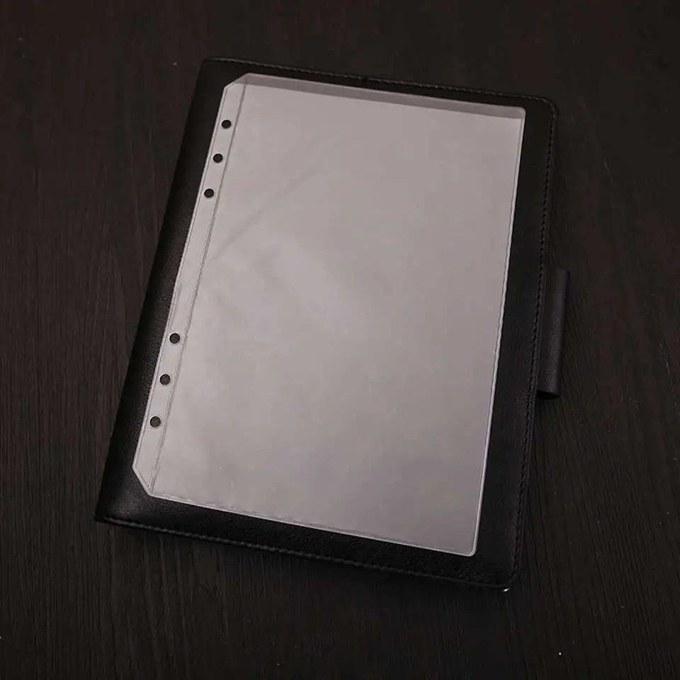 A5/A6 ПВХ связующего Папка Держатель индексный разделитель спираль сумка для