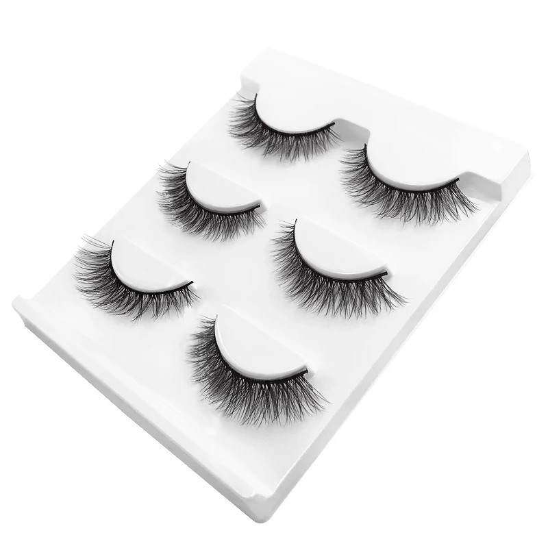 SHIDISHANGPIN Mink Eyelashes 3D Lashes Natural False MakeupFalse Eyelash Extension Faux Cils maquiagem | Красота и здоровье