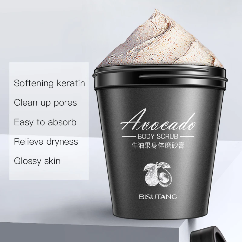 BISUTANG авокадо скраб для тела 200 г весь Отшелушивание гель мертвой кожи глубокое