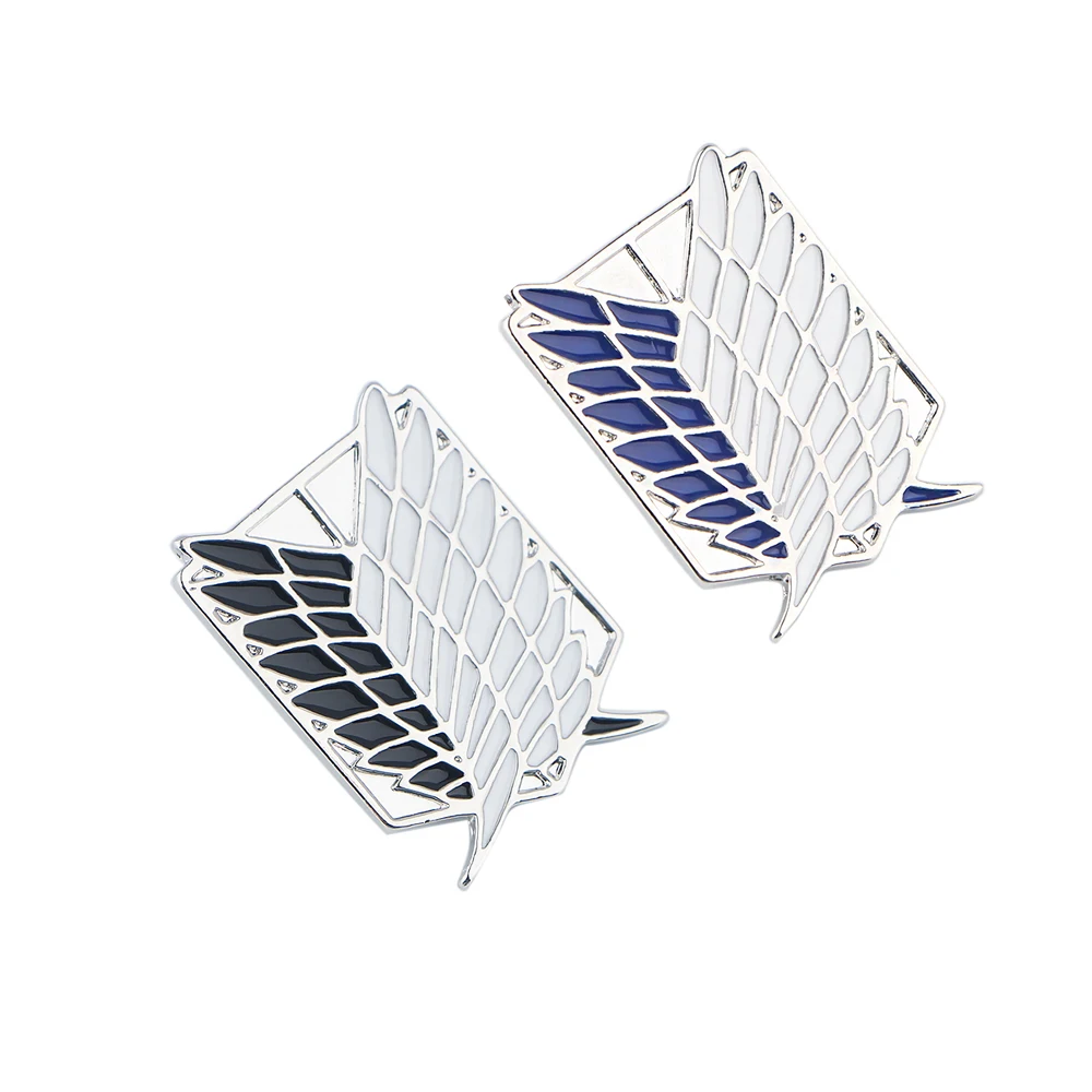 LT477 аниме Атака Титанов эмаль броши на булавке для женщин мужчин рюкзак сумки