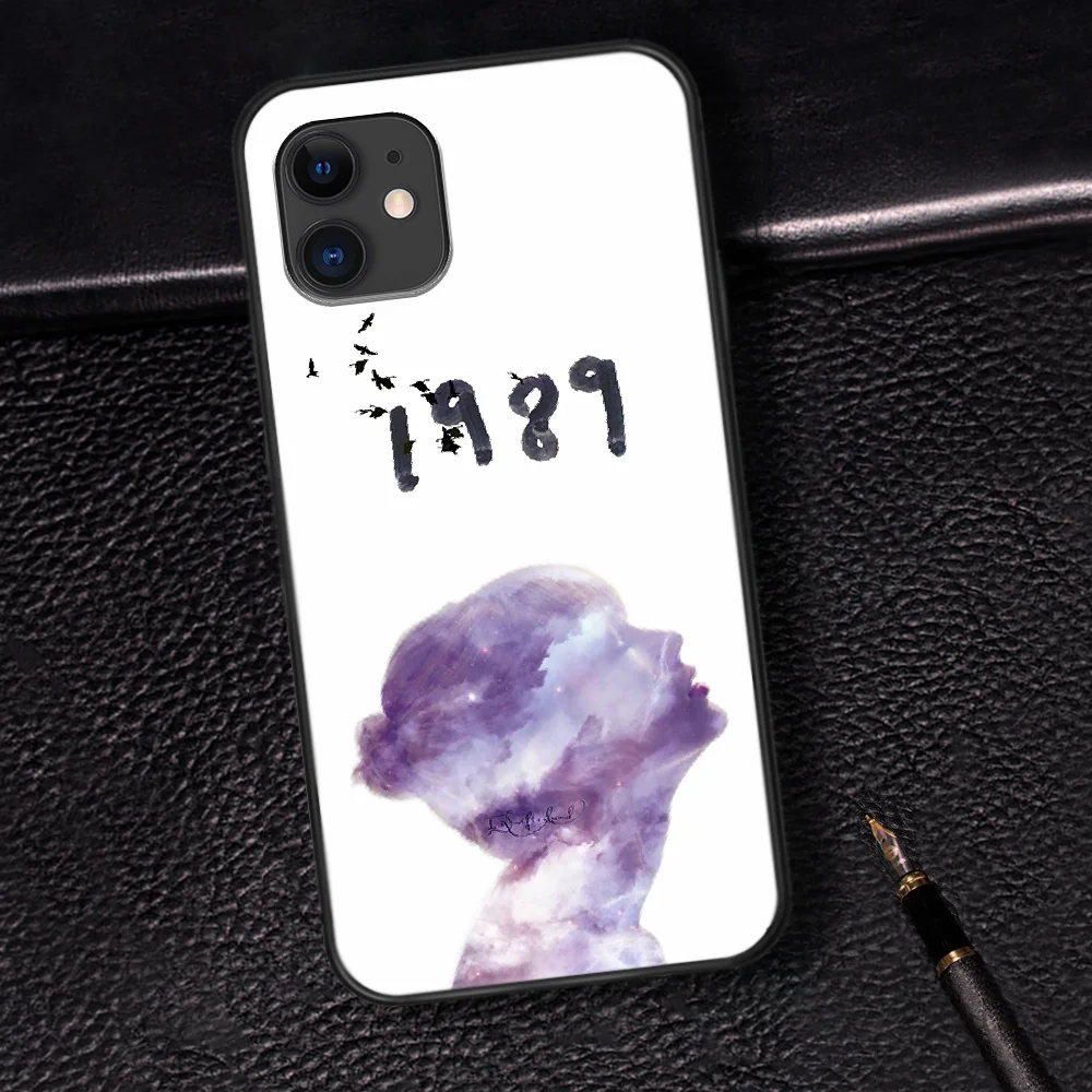 

Taylor Alison Swift Phone Case For Iphone 5 5S SE 2020 6 6S 7 8 Plus 11 12 Mini X XS XR Pro Max black Hoesjes Soft Bumper