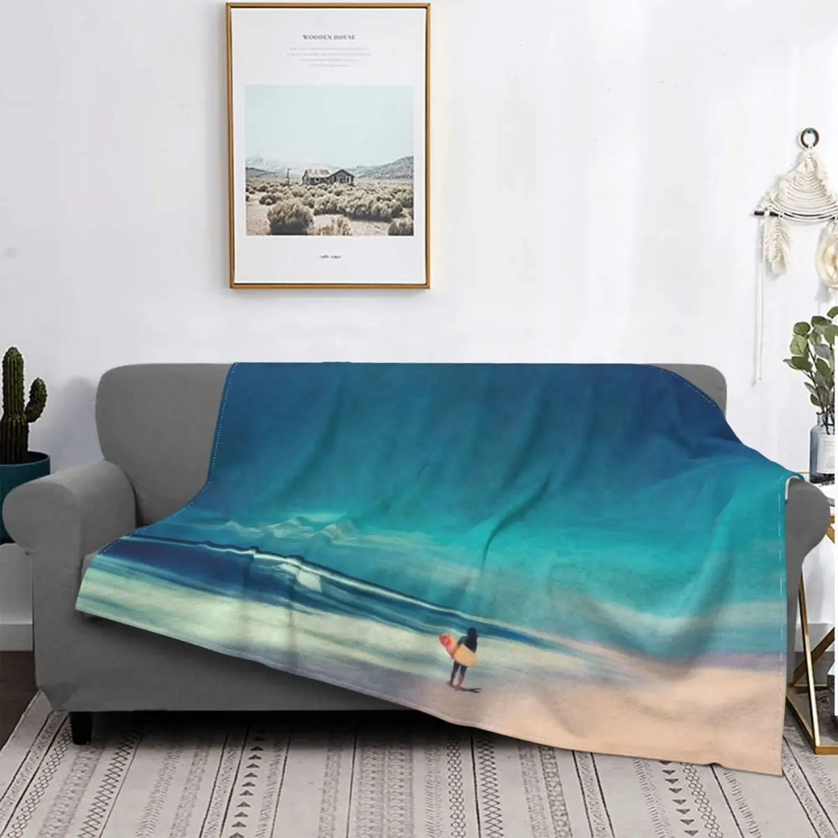Manta de verano para surfear, para cama colcha, alfombra bir cuadros, colcha de muselina 150, tekstil de lujo para el hogar