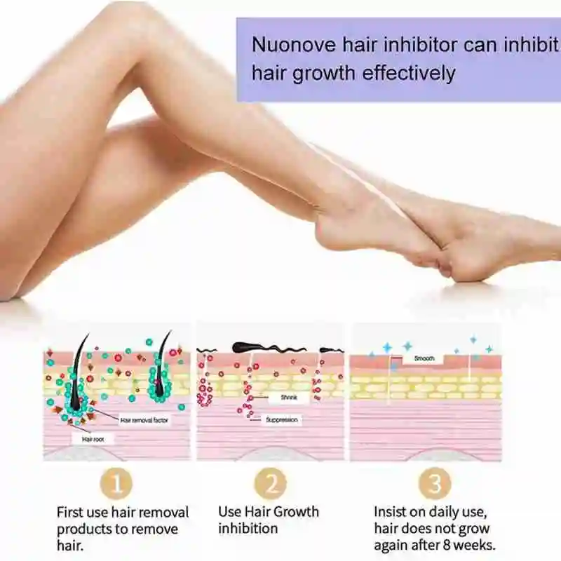 Спрей P7N5 для удаления волос на ногах 150 мл долговременный мощный спрей депиляция