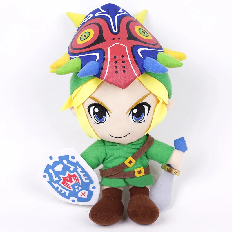 Мягкая плюшевая игрушка для косплея Legend of Zelda Breath The Wild Link кукла маджора в маске