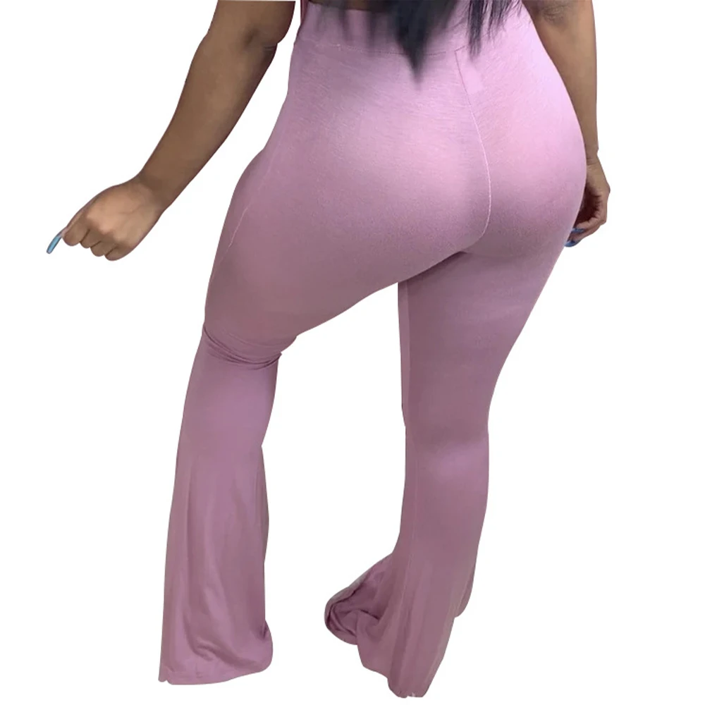 

2020 New Winter Autumn Women's Stretch Bell Bottom Trousers Ladies Sexy Slim Flared Pants High Waist Fashion Women Long Pants