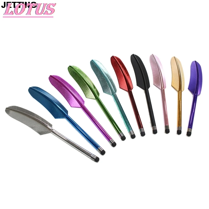 

Feather Universal Capacitive Stylus Touch Screen Pen For iPhone 5 Tablet PC Cell Phone Drop Shipping