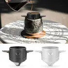 Складная Кофеварка из нержавеющей стали с фильтром, 2022