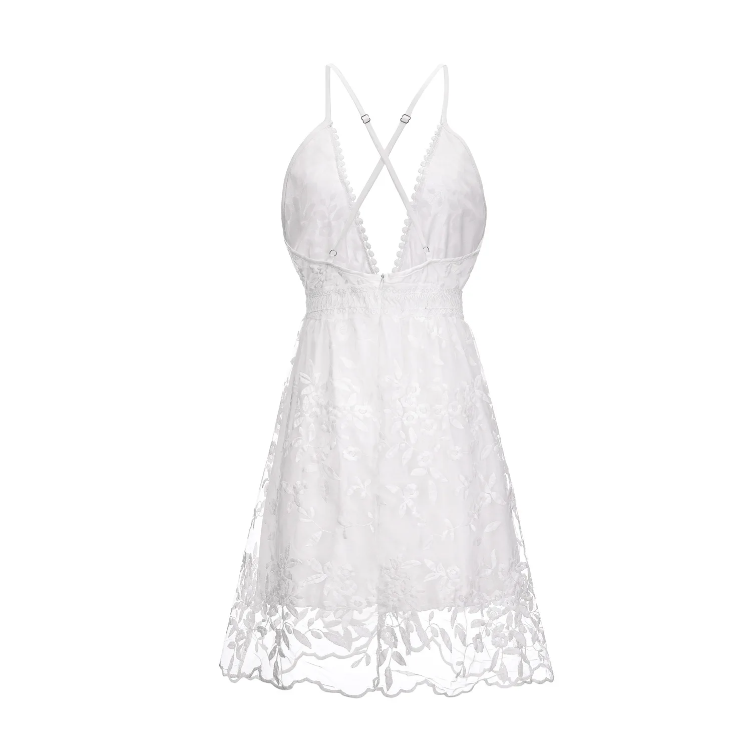 

Fashion Sleeveless Vest Long Dress Women Pure White Elegance Waist Design Casual Daily Temperament Summer Dress For Women 2021