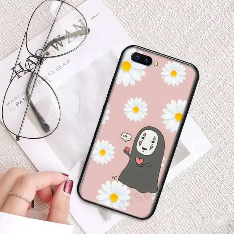 

Anime Spirited Away Faceless Man daisy Phone Case For OPPO R9 R11 R15 R17 RENO Realme S PLUS Normal 2z 3 5 C2 pro cover funda