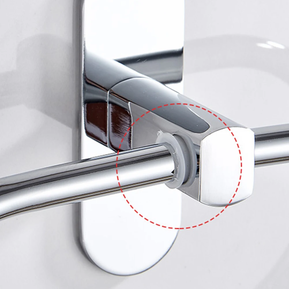 Дырокол Бесплатная вешалка для полотенец ванной круг полотенцесушитель полка