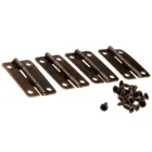 Петли для шкафа 30x17 мм, 4 шт., петли для ящиков для ювелирных изделий, шкатулок, мебельные аксессуары