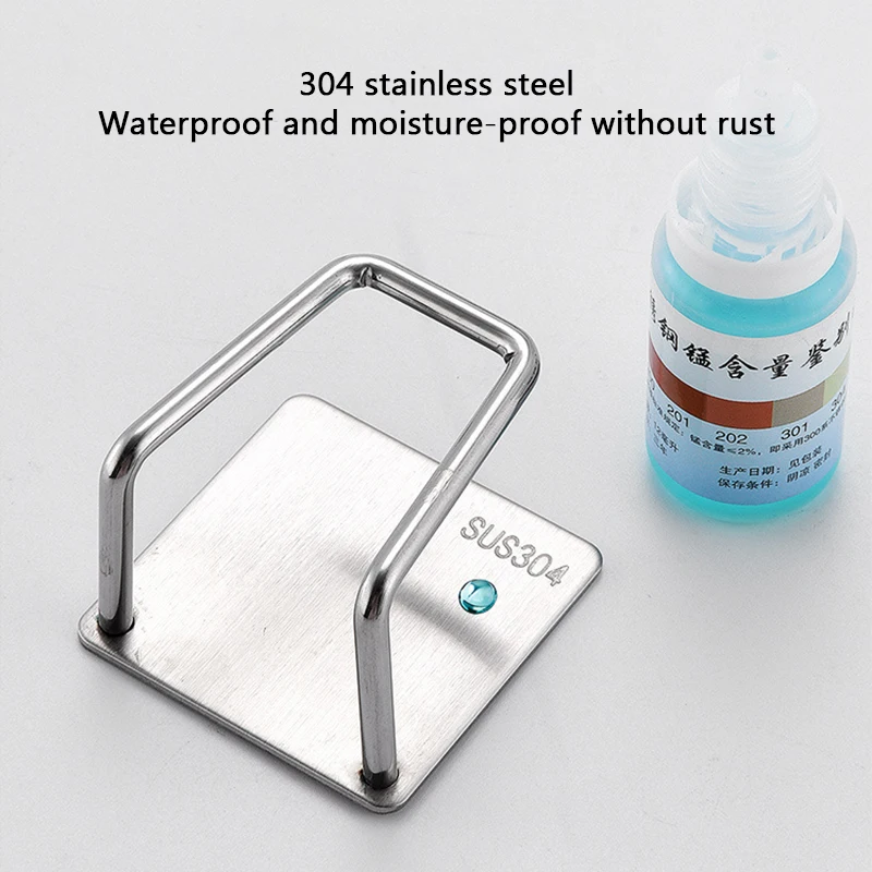 

Kitchen Sponges Holder Self Adhesive Sink Sponges Drain Drying Rack 304 Stainless Steel Storage Holder Kitchen Sink Accessories