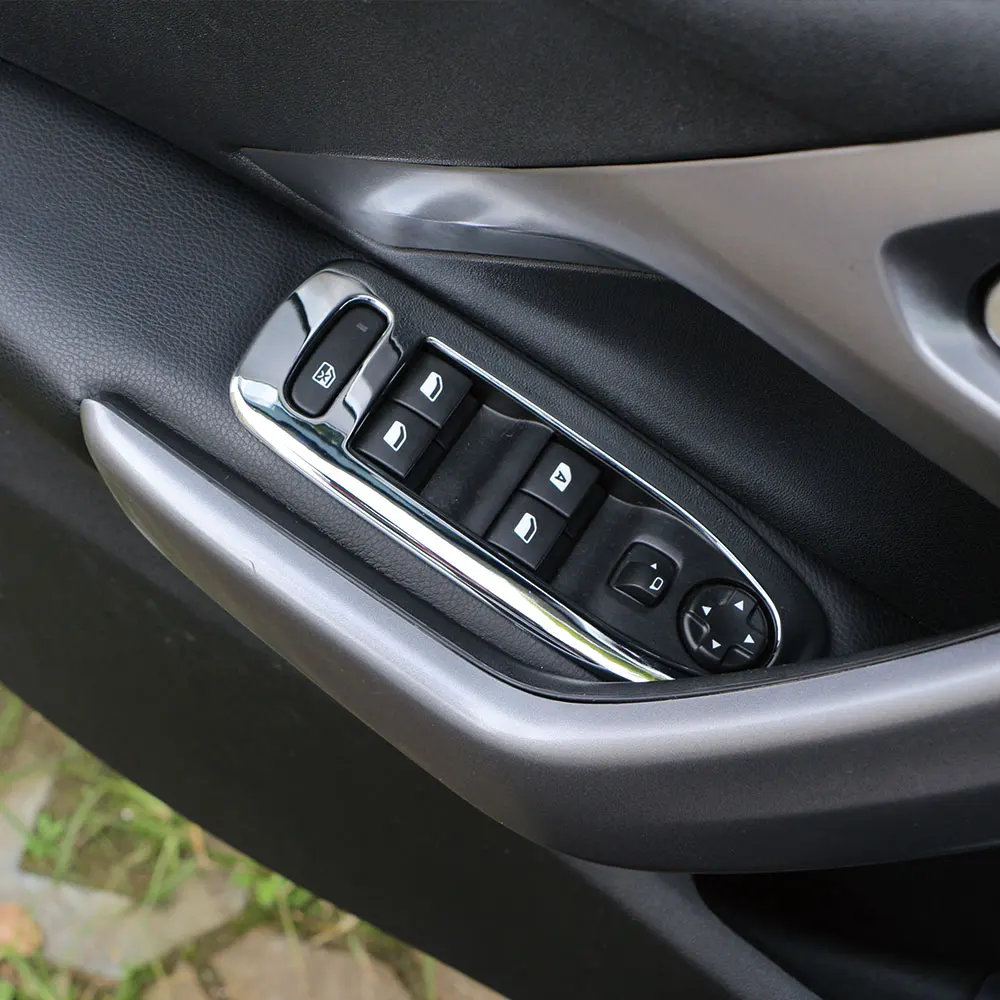 Цветная моя жизнь ABS хромированный Автомобильный Дверной стеклоподъемник кнопка