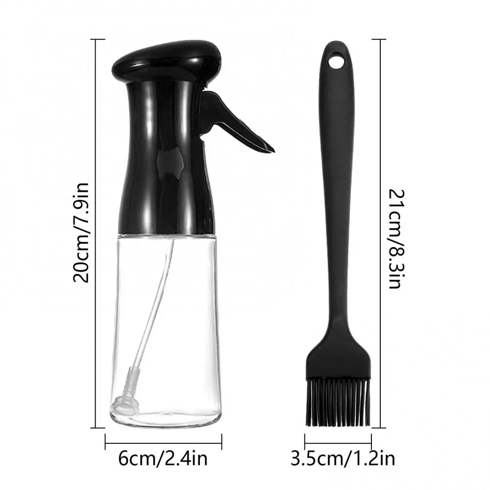 Кухня 210 мл оливкового масла распылитель бутылки точный спрейер тумана барбекю