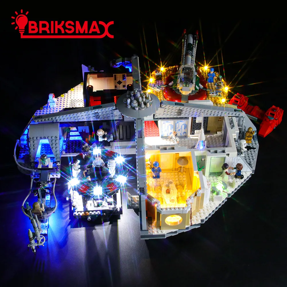 BriksMax светильник для звездных войн 75222 предательство в облаке город строительные блоки светильник ing набор(не включает модель