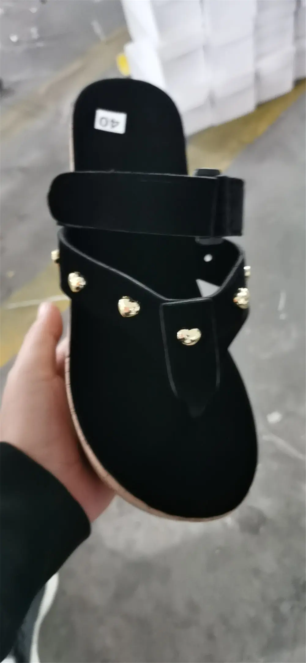 

2021 New Arrivals Flip Flops Platform Wedges Solid High Heel Rivet Summer Hot Sale For Women's Fashion Slippers Comfort Fashion