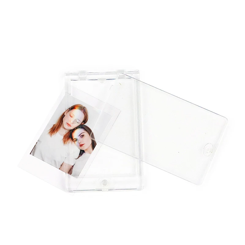 

1Pcs 3 Inch Three-Dimensional Pendulum Frame Picture collection Double-Sided Table Display Storage Frame Desktop Photo
